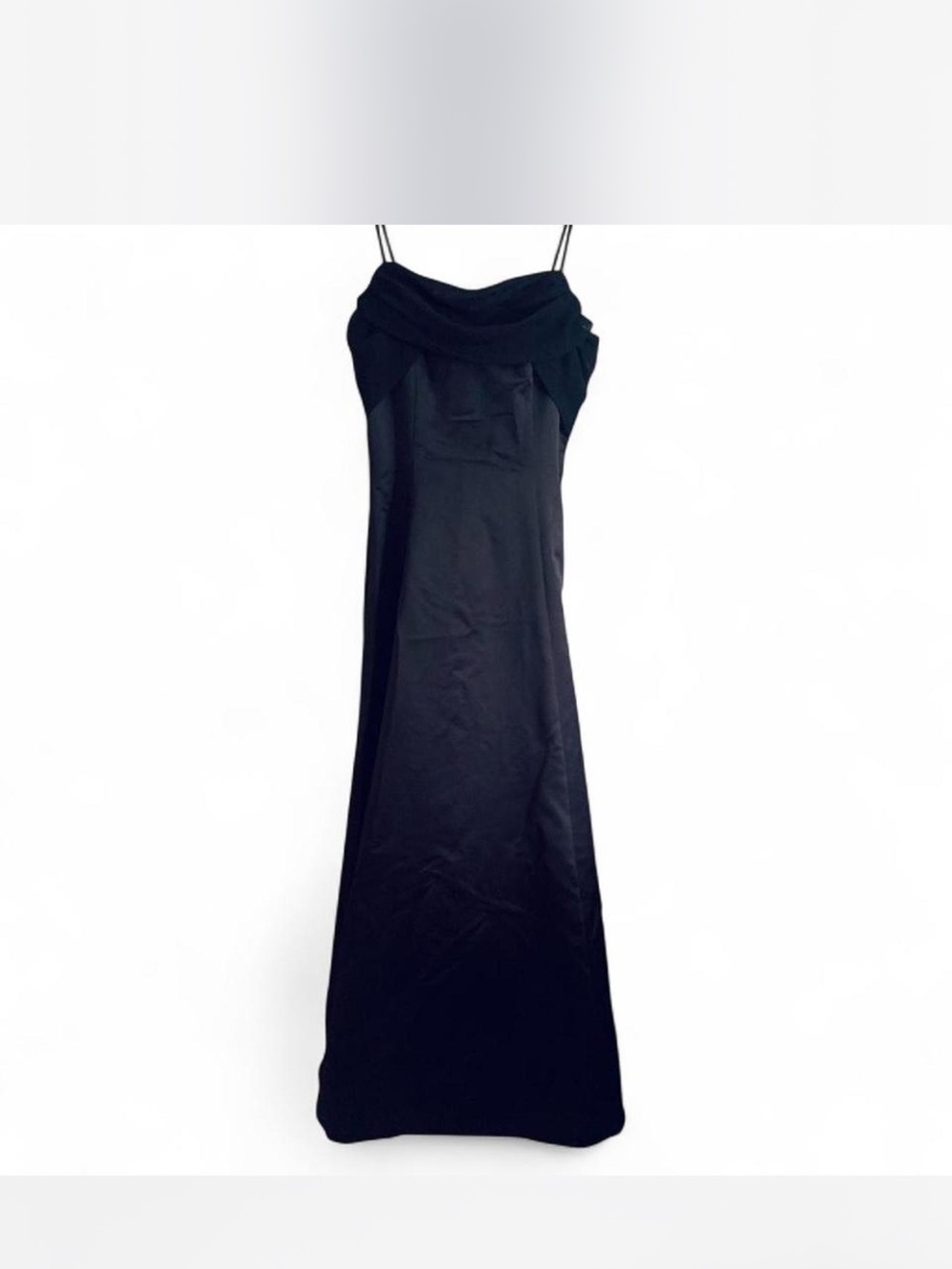 Dark Coquette Glamorous Michaelangelo Black Cowl Neck Maxi Dress size 6